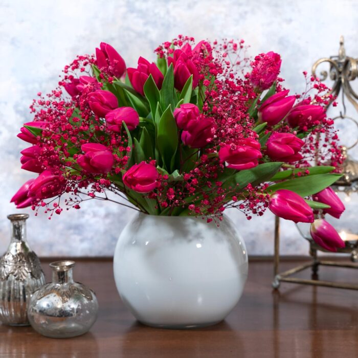 Whispers Of Spring | Peak Flowers | Flower Delivery | Tulip Pink Ardour