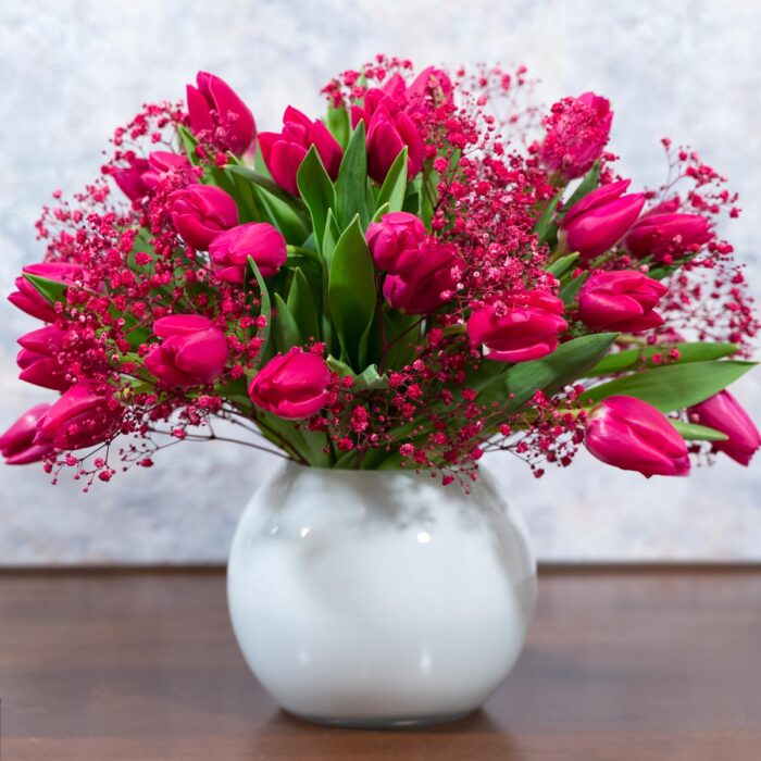 Whispers Of Spring | Peak Flowers | Flower Delivery | Tulip Pink Ardour